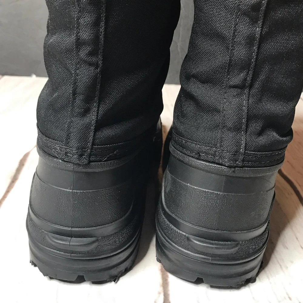 Kamik Insulated Waterproof Black Winter Snow Boots Men’s Size 10 - Picture 5 of 12